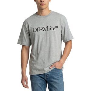 Off-White™ Mens  Virgil Big Bookish Skate T-Shirt, Grey